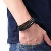 Elegant For Women Magnet Bohemia Leather Men Bracelets Beaded Wristband Korean Bangles