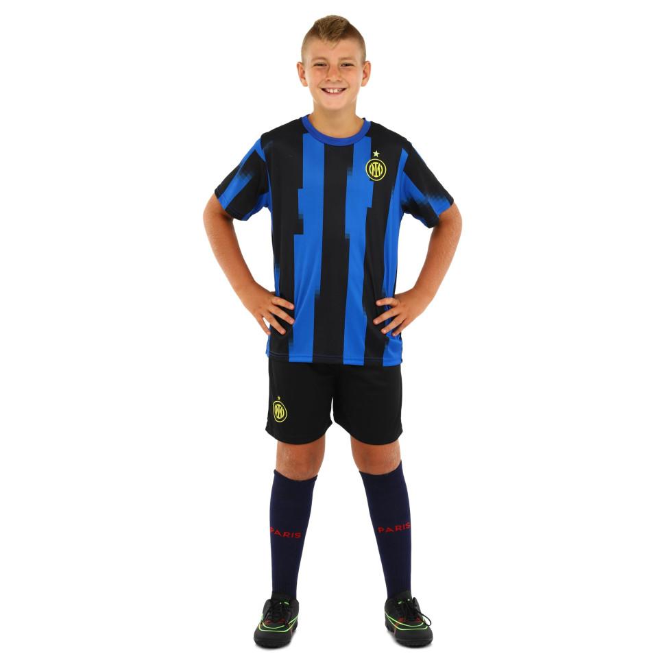 Kid's soccer football uniform jersey and shorts Inter Milan CO-7194