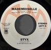 7-дюймовая пластинка STYX - Mademoiselle / Light Up 1877S A&M Records 1976 США Рок Б/У