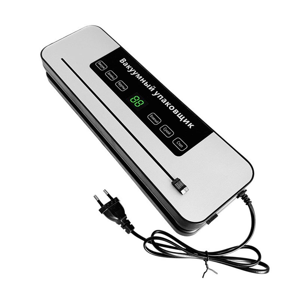 Бытовой вакуумный упаковщик, машина для запайки пластика для сохранения продуктов, вакуумный упаковочный аппарат двойного назначения для сухого и влажного использования.