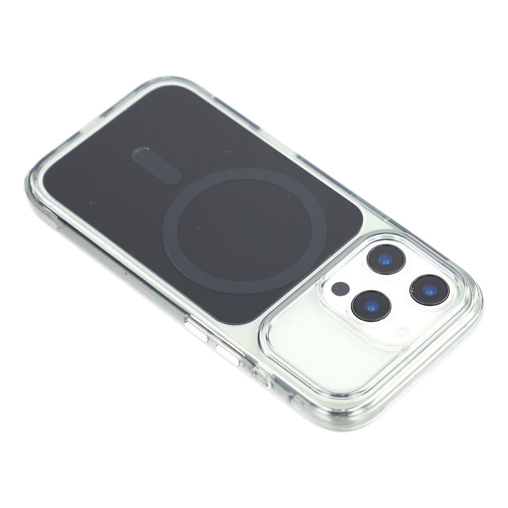 For iPhone 16 Pro Case Compatible with MagSafe 2 in 1 Clear TPU Acrylic Shockproof Phone Cover