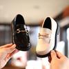 Girls' Retro Patent Leather Loafers - Korean Style Spring & Autumn Princess Performance Shoes