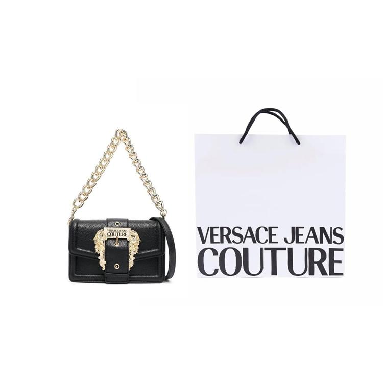 Versace Jeans Couture Женская сумка через плечо из полиэстера, черная 75VA4BFCZS413899