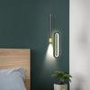 Modern Bedroom Bedside Pendant Lamp with Rotatable Spotlight for Picture Bedside Reading Lighting LED Suspension Hanging Light