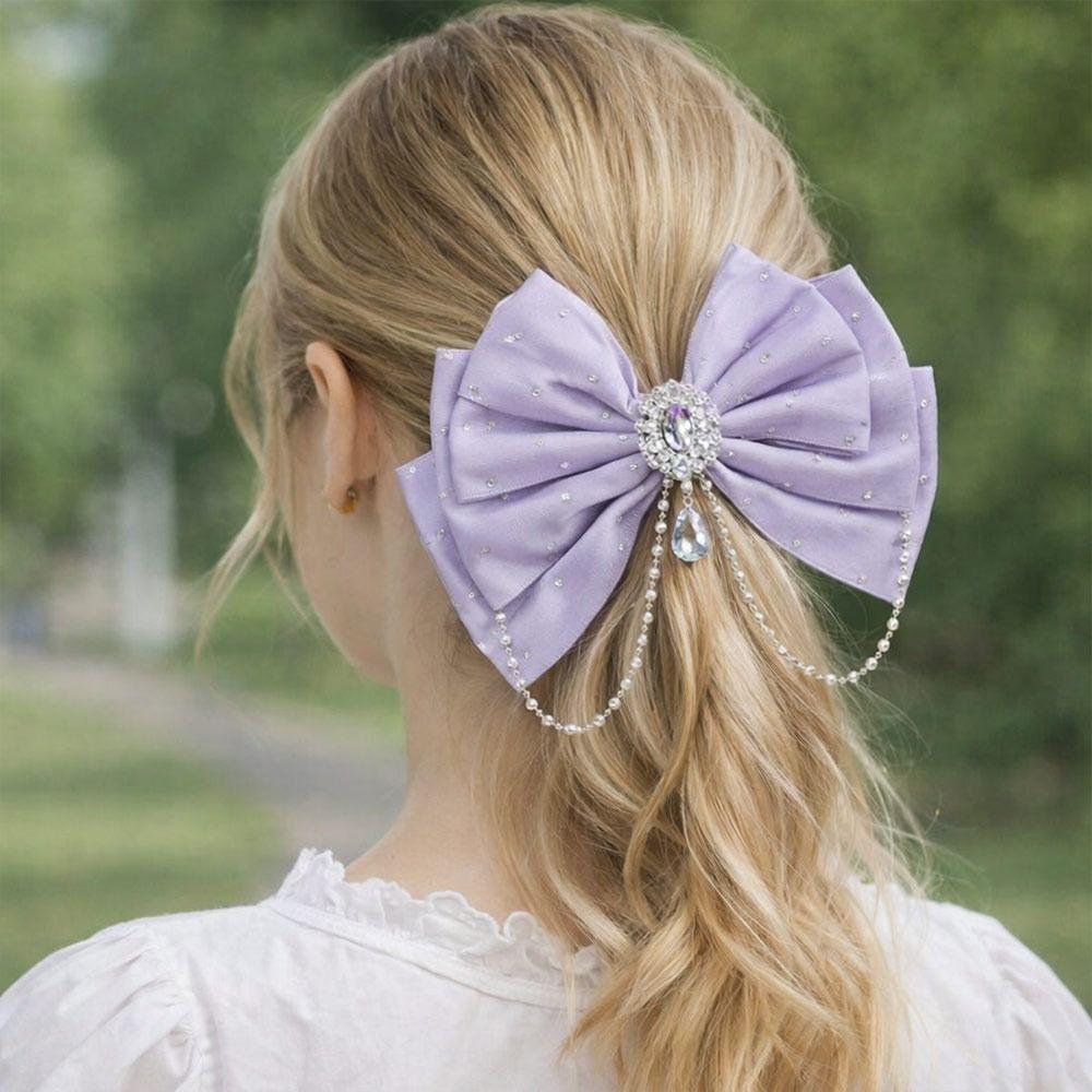 Big Bows Hair Ribbon Pearl Hair Barrettes New Hairpins Fairy Tale Hair Accessories