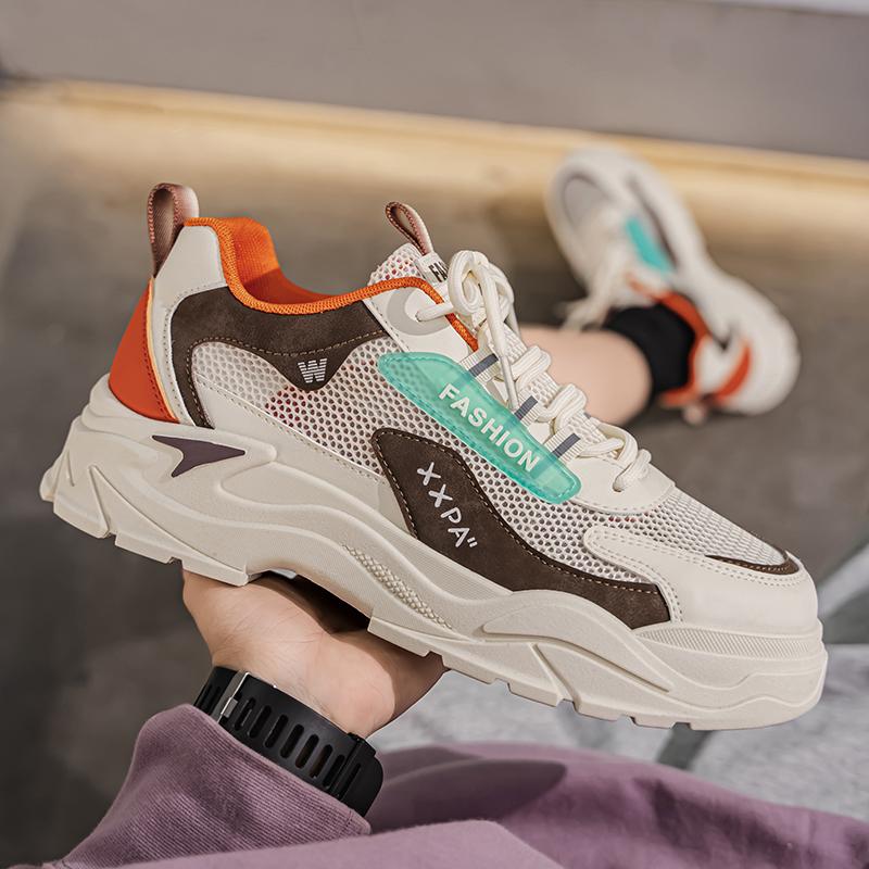 Новые модные мужские туфли Four Seasons Low Top, удобные дышащие повседневные кроссовки