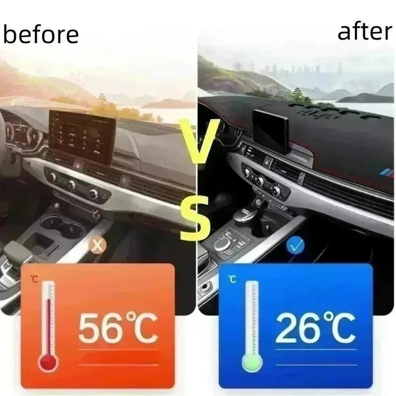 FOR TOYOA C-HR 2018-2025 Car Dash Mat Dashmat Dashboard Mat Cover Sun Shade Dash Board Cover Carpet Accessories