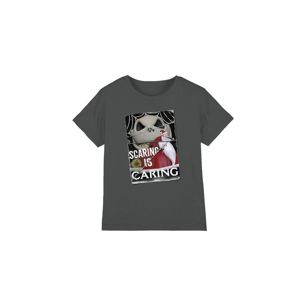 The Nightmare Before Christmas Childrens/Kids Scaring Is Caring T-Shirt