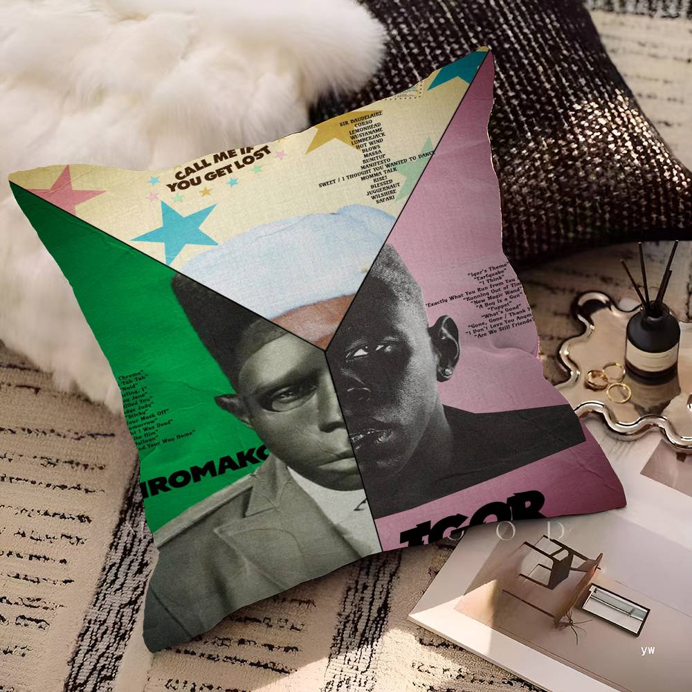 Tyler The Creator 45*45см Наволочка Декоративная Наволочка для Подушки Домашняя Наволочка для Подушки на Диван