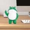 Flip-off Frog Figurine Resin Standing Frog Ornament Rebellious Middle Finger Mini Frog Statue for Home Office Desk Decoration