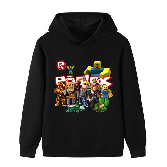 Boy Hoodie Roblox Cotton Long Sleeve Sweatshirts Top Tee Games Jumper Family Cotton Pullover Clothes Party Birthday Gifts