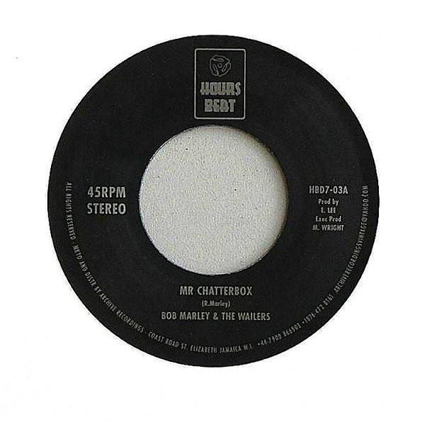 7inch Record BOB MARLEY & THE WAILERS - Mr Chatterbox HBD703 Hours Beat 2008 Jamaica Reggae, Ska & Dub Used
