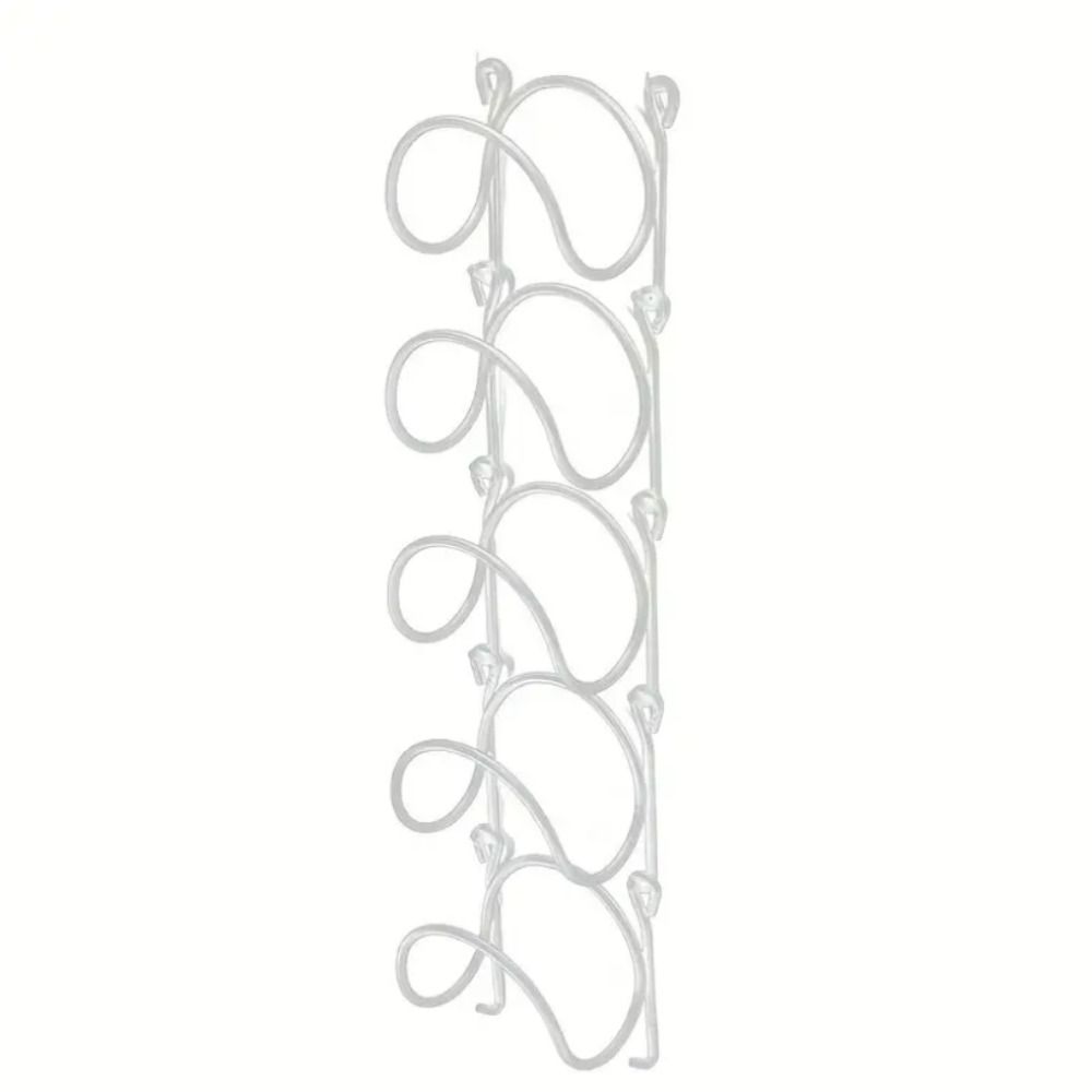 Iron Wine Bottle Holder 5 Layer Wine Display Shelf Versatile Wine Rack Bathroom