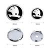Car Sticker 2025 Hot 4Pcs 56/60/65/68MM Wheel Center Hub Caps Sticker Tire Rim Cover For Skoda Octavia A5 3 2 VRS Vision Kodiaq 