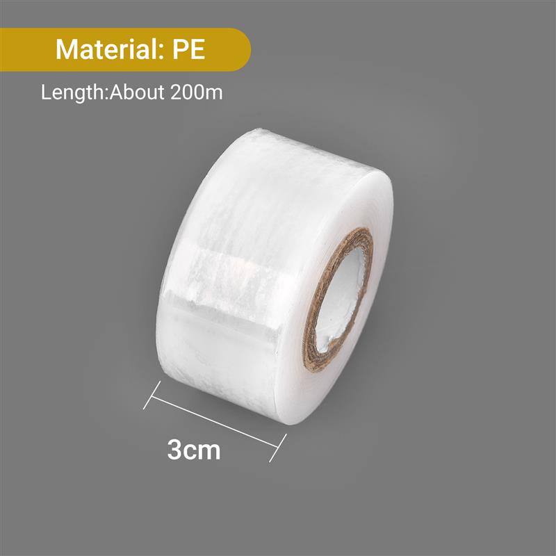 Самоклеящаяся ПЭ прививочная лента пленка растягивающаяся садовая для деревьев растений саженцев винограда томатов прививочные аксессуары