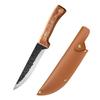 Forged Stainless Steel Boning Knife Wooden Handle Butcher Knife Kitchen Meat Cleaver Kitchen Knife