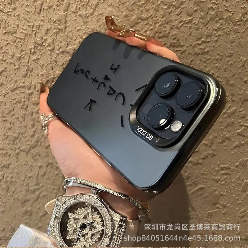 Простой английский Применимо Apple 15 Цвет Серебристый iPhone14Pro Креативный 11promax Матовый 16 Защитный чехол 17