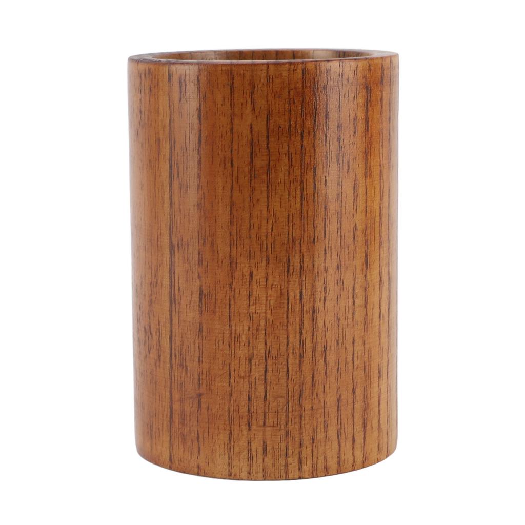 Utensil Holder Round Sour Jujube Wood Multifunctional Eco Friendly Tableware Storage Bucket for Kitc