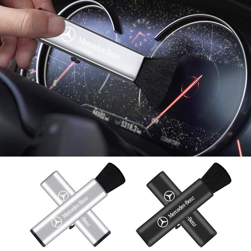 Car Air Conditioner Cleaning Brush Car Air Outlet Crevice Dust Removal Brushes For Mercedes-Benz A B C E S Class W168 W169 W176 W177 W245 W246 W247