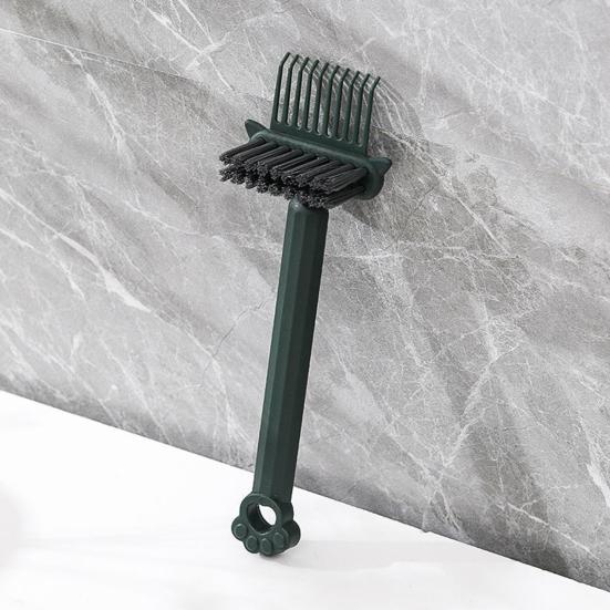 1/2/3/4 шт. Очиститель для волос с ручкой в виде кошачьей лапки Двусторонняя массажная расческа с воздушной подушкой Инструмент для чистки Портативный для дома, путешествий, салона Инструмент для удаления волос с расчески