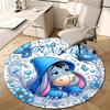 Personalized E-Eeyore Round Chair Office Rug - Perfect for Mat, Office Chair & More - Ideal Gift for Birthdays and Holidays