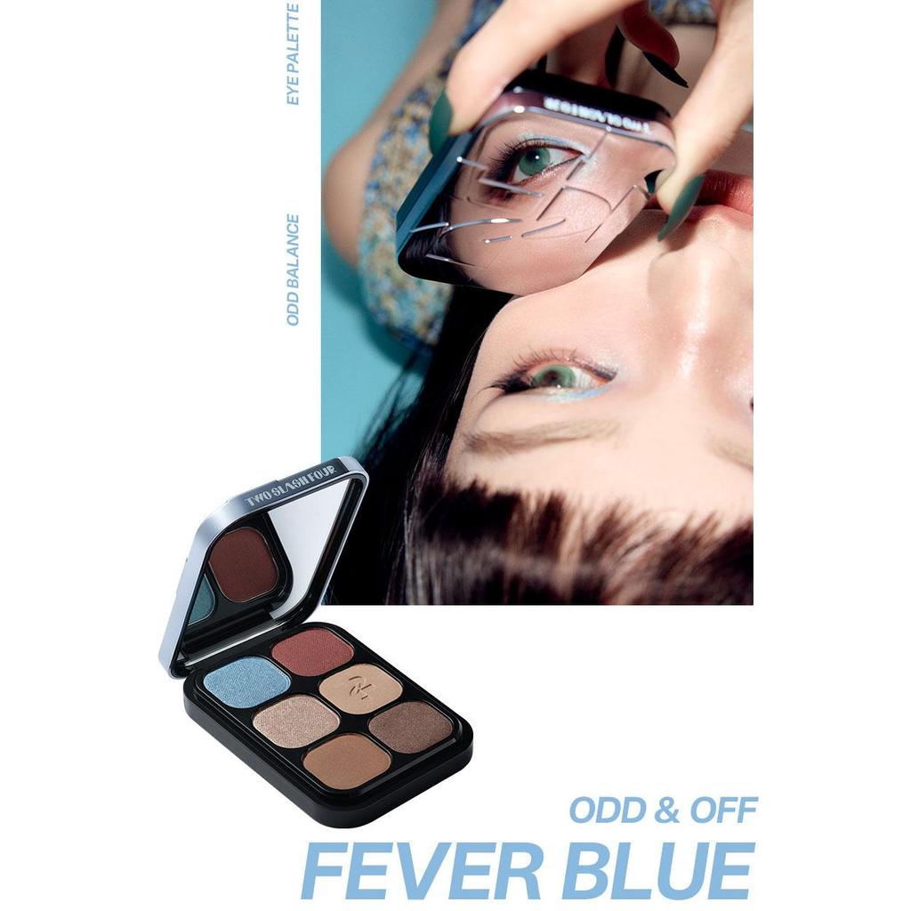 Палетка теней TWO SLASH FOUR Odd Balance – Fever Blue