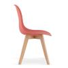 Kito Chair Vermilion / Natural Legs X 3