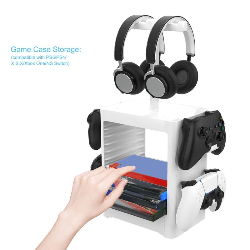 Для хранения кронштейнов игровых дисков карт Tower Controller Holder Multi-function Console Stands