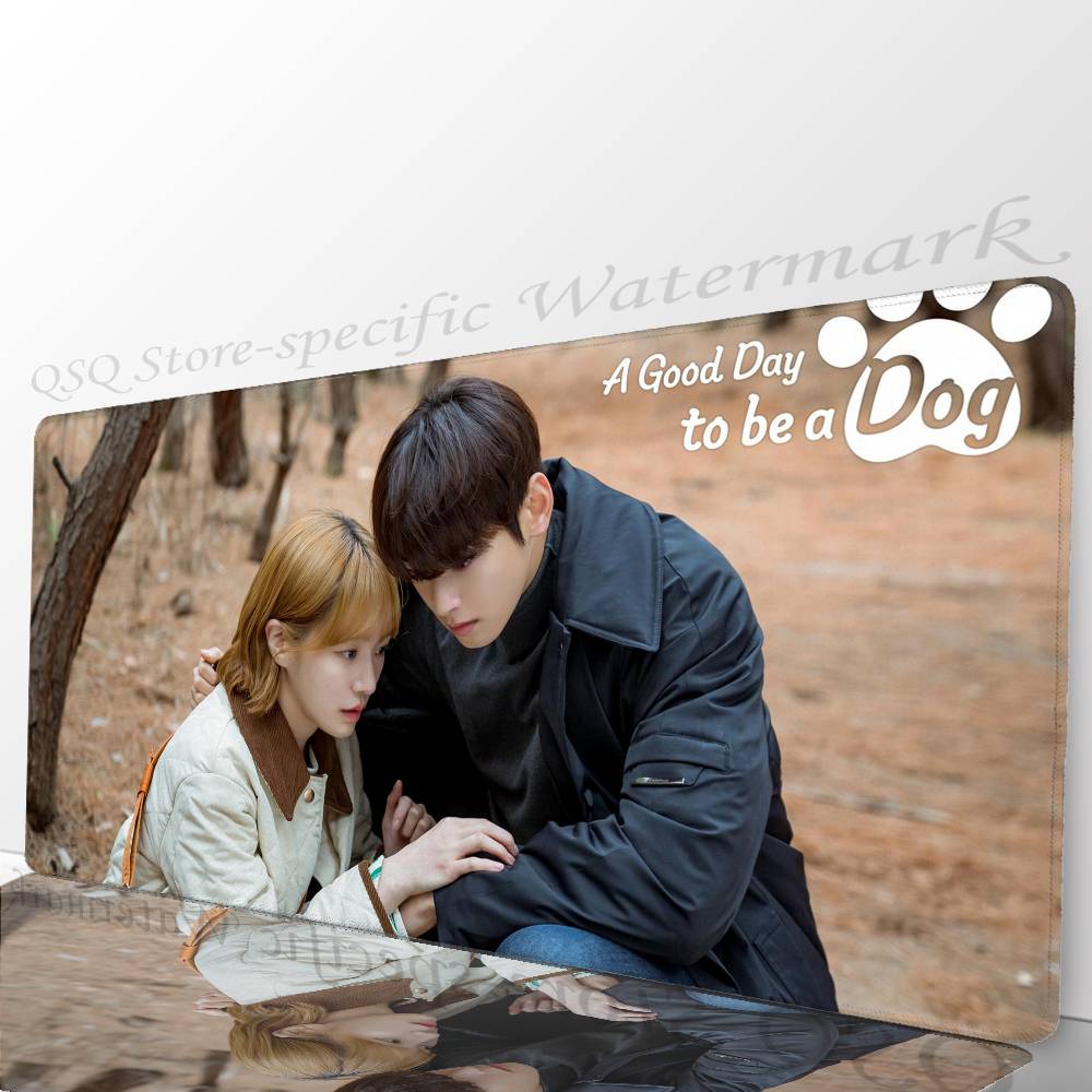 Корейская дорама A Good Day To Be A D-Dog Коврик для мыши Нескользящий Подходит для офисных компьютеров Ноутбуков Игровых столов E-sports Коврики XXL Клавиа