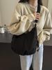 Women's Large Corduroy Crossbody Bag - 2024 Autumn/Winter, Casual & Versatile for Commute or Class