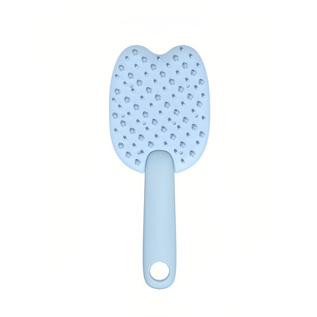 Brush for Shedding Dog Brush Hair Cleaning Comb Bath Massage Tool for Shedding & Grooming, Remove Loose Hair, Shape, Silicone Bristles