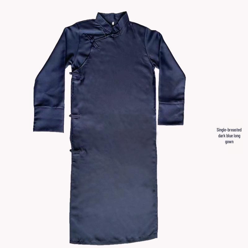 Китайский халат косая застежка традиционный костюм для выступлений