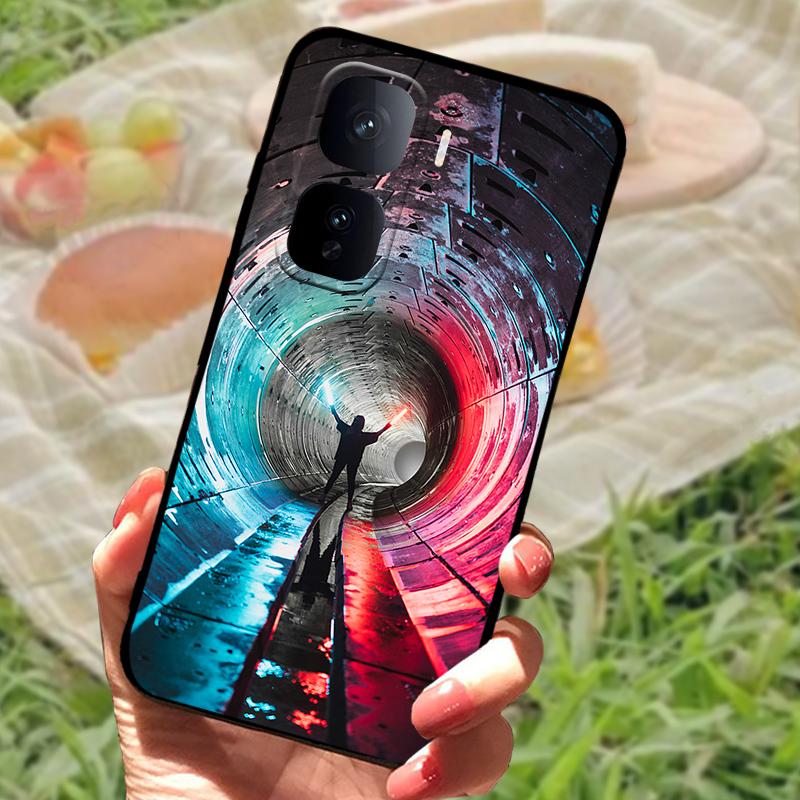 Чехол для VIVO IQOO Neo 10 Черный Мягкий Силикон Защита Задняя Крышка Для VIVO IQOO Neo 10 Pro Чехлы для Телефона Ударопрочный Чехол для Телефона