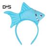Goldfish Headband Fish Design Costume Hair Hoop Adjustable Headband Cosplay Props Party Dress Up Birthday Supplies