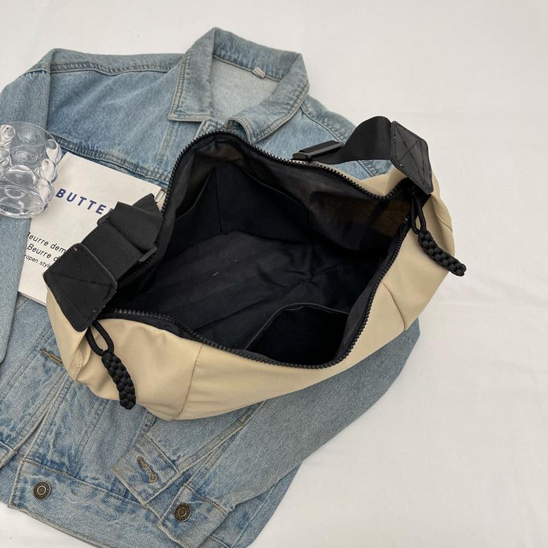 Сплошная цветная сумка большой емкости, женская сумка для пельменей, портативная дорожная сумка через плечо