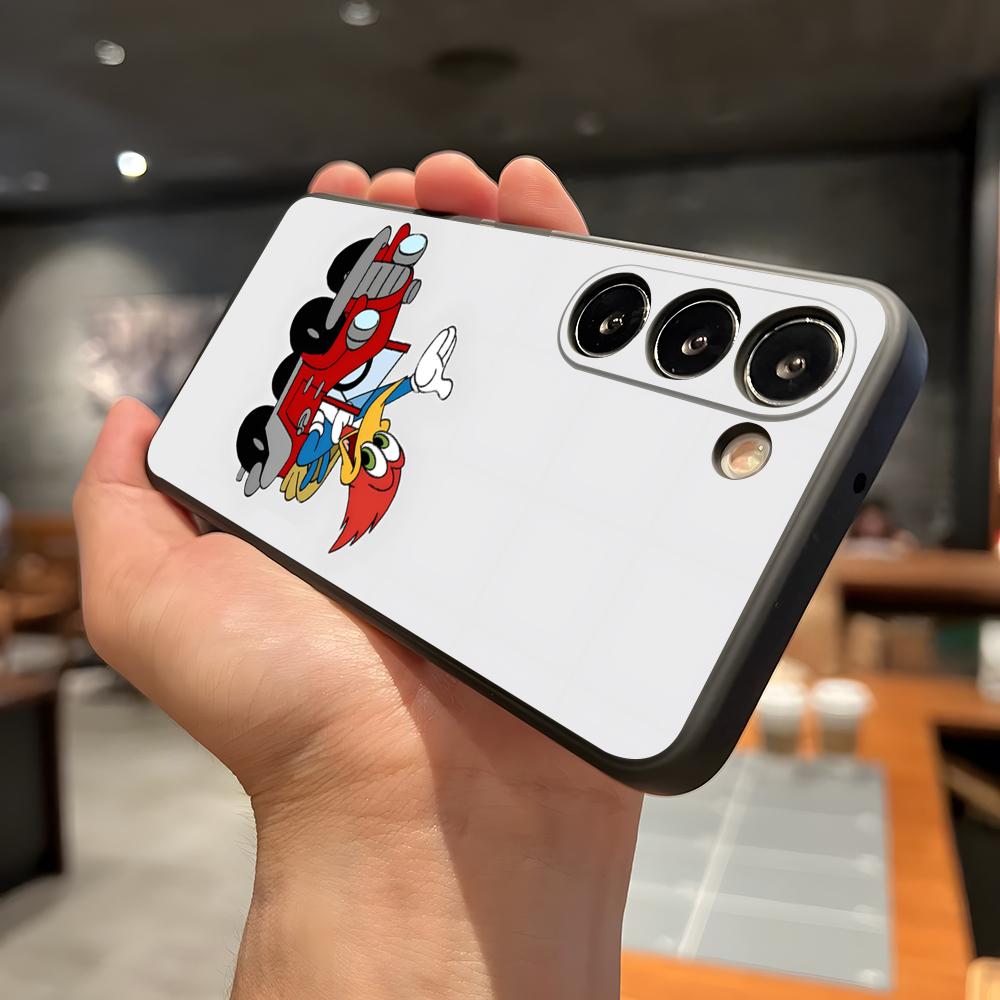 Чехол для телефона Woody Woodpecker для Samsung A56 A36 A26 A16 A15 A25 A35 A55 A14 A34 A24 A54 Черный Мягкий