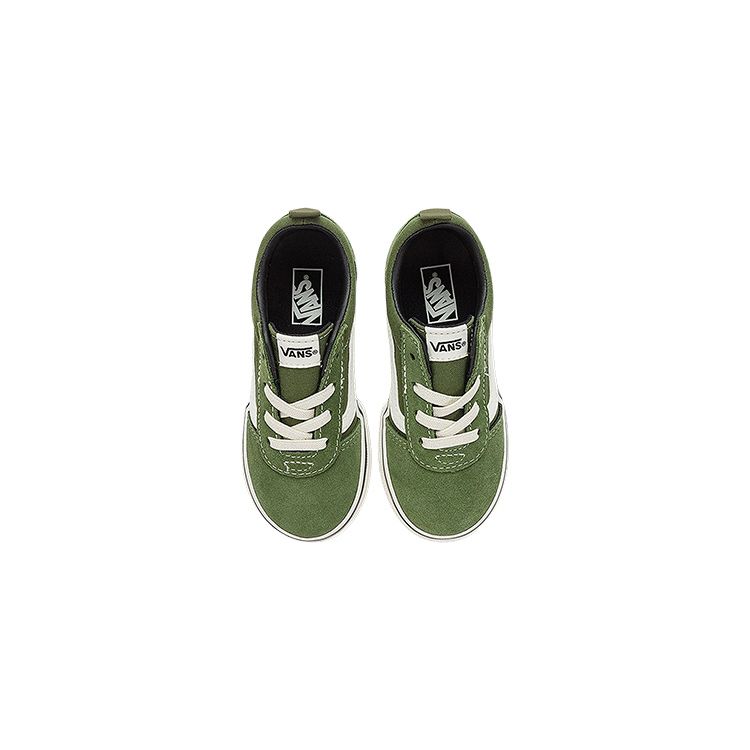 Vans Кеды Ward Slip-On Удобные Универсальные Низкие Обувь для ходьбы Детская обувь Зеленый VN0A3QU1E02