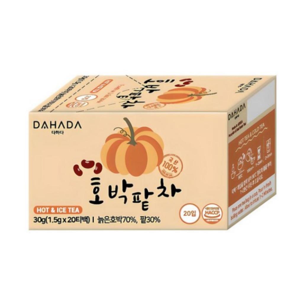 [DAHADA] 0kcal Pumpkin & Red Bean Tea Bags 20T, 40T / Hot & Ice Tea