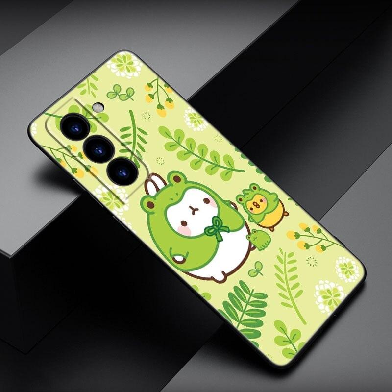 Милый мультяшный авокадо эстетический чехол для телефона Samsung Galaxy S22 Pro S21 S20 FE Ultra S10 Lite S10 S10E S9 S8 Plus черный чехол
