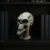 Жуткие Домашние Украшения 3D Печатная Статуэтка Черепа, Жуткая Фигурка на Хэллоуин, Готический Стол Темный Стиль Украшение Комнаты, Орнамент для Каминной Полки