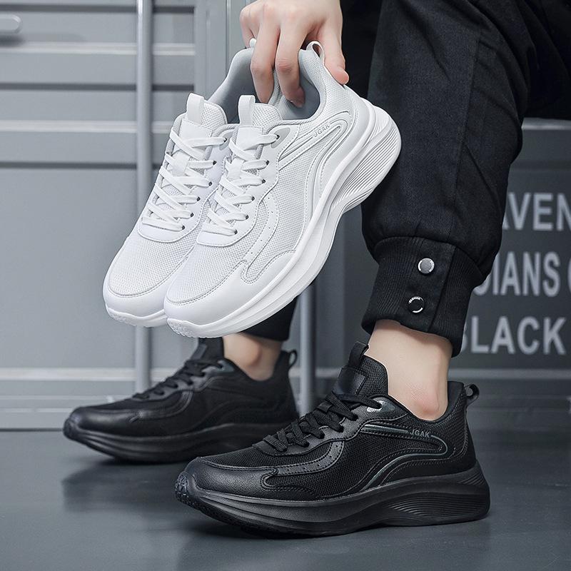 Мужская обувь большого размера лето новая мода спортивная обувь мягкая подошва ультралегкие кроссовки мужские