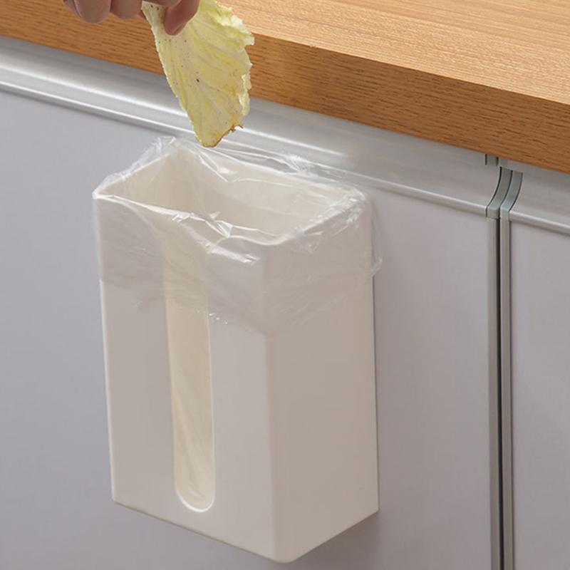 Wall Mounted Tissue Box Cover Space-saving Kitchen Organizer Creative Toilet Napkin Storage Adhesive Shelf Holder
