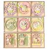 9pcs Happy Easter Gnomes Wooden Pendants Wood Easter Craft New Hanging Oranment  Home Decorations