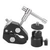 Aluminium Alloy Small Ballhead Video Camera Clamp Screw 38'' 14'' for Flashlight Tripod LCDDV