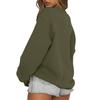 Женские зимние топы, женская толстовка с длинным рукавом, повседневная, с круглым вырезом, свободный крой, флисовые топы Pollover