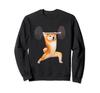 Shiba Inu Dog Funny T-Shirt with Lettering, Dog Muscle Training, Men's, Funny, Funny Clothing, Funny Merchandise, Letter T-Shirt, Funny Sweatshirt