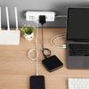 Plastic Material Cable Management Clips Self Adhesive Cord Holder  Desktop Cable Arrangement