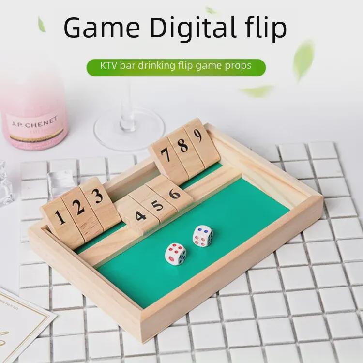 Деревянная цифровая игра-флип для двоих