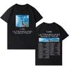 Футболка с принтом Lorde Ultrasound World Tour Мужская Женская Хип-хоп Футболка Y2K Хлопок Харадзюку Футболка Повседневная Поп Короткий рукав