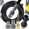 JetClean Pro M22-Karcher 3-в-1 – Комплект для Очистки Канализации 20 м | Штуцер Штык-замок | 3 Форсунки | Макс. 180 Бар